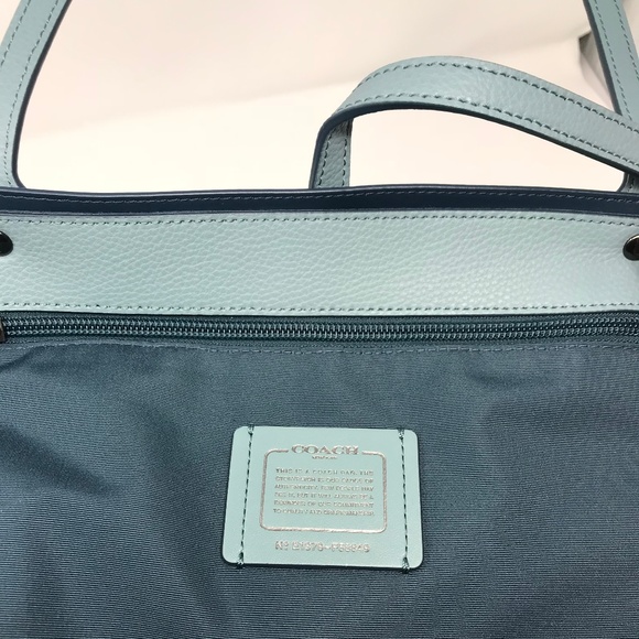 New Coach Market Tote Bag Polished Pebble Leather